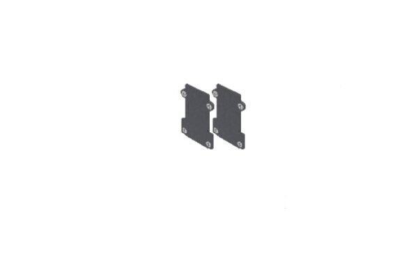 Užbaigimo dangteliai 2 vnt. of  Easy Installation Version Trimless R