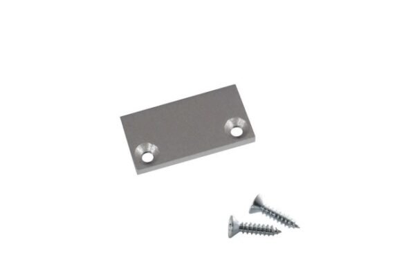 ALUMINIUM END CAP FLAT M-LINE EXTRA LOW  24