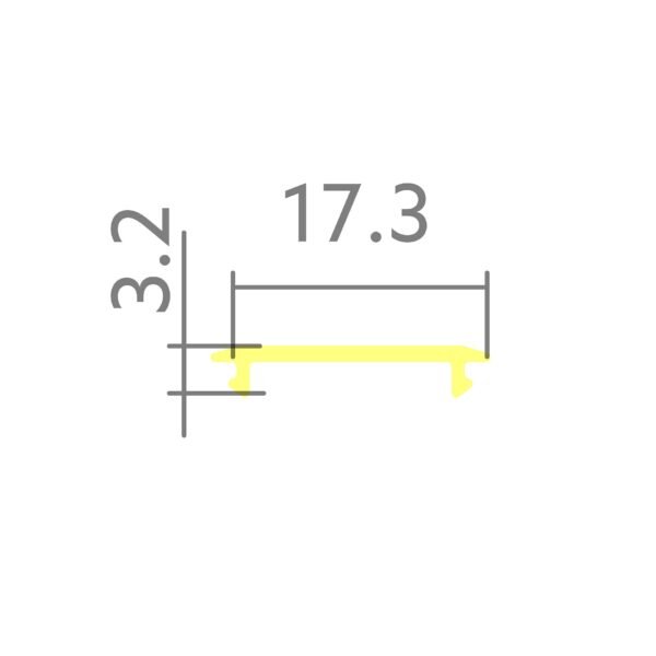 Difuzorius 88- B17,3xH3,2mm - Image 2