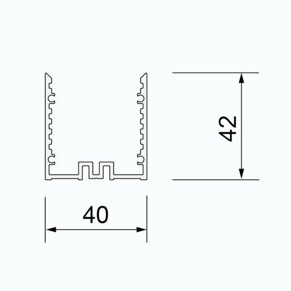 U-Profil Modular 42, 3,4 m - Image 2